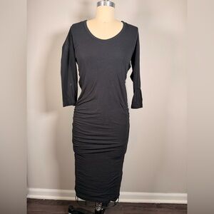 James Perse Black Long Sleeve Dress size 2